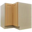 Fabuwood Galaxy Timber LSB36 Base Corner Lazy Susan Cabinet, Front View