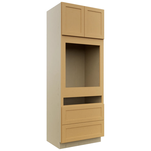 Fabuwood Galaxy Timber OC3393C Tall Oven Cabinet Combo, Front View