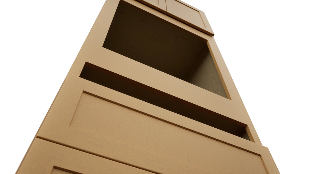 Fabuwood Galaxy Timber OC3393C Tall Oven Cabinet Combo, Detail View
