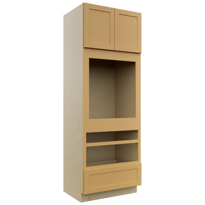 Fabuwood Galaxy Timber OC3393D Tall Oven Cabinet Double, Front View