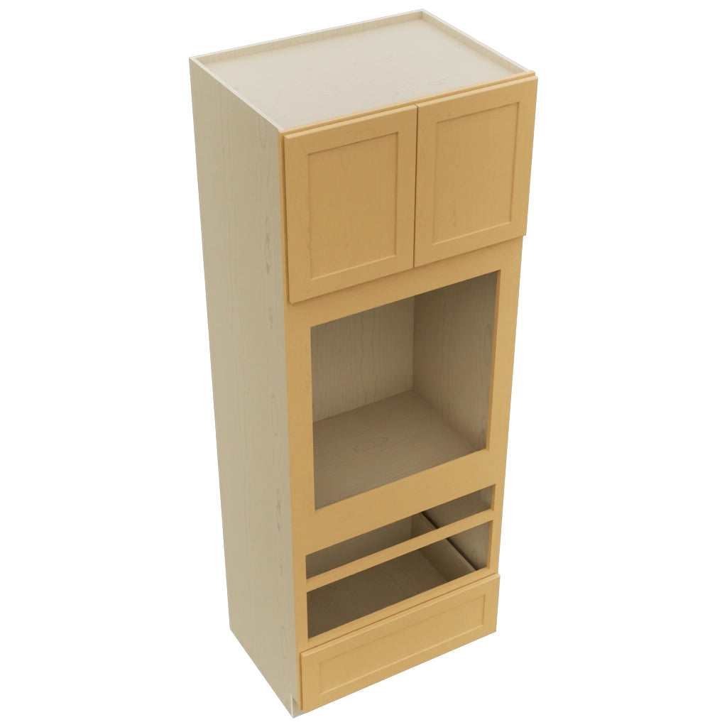 Fabuwood Galaxy Timber OC3393D Tall Oven Cabinet Double, Top View