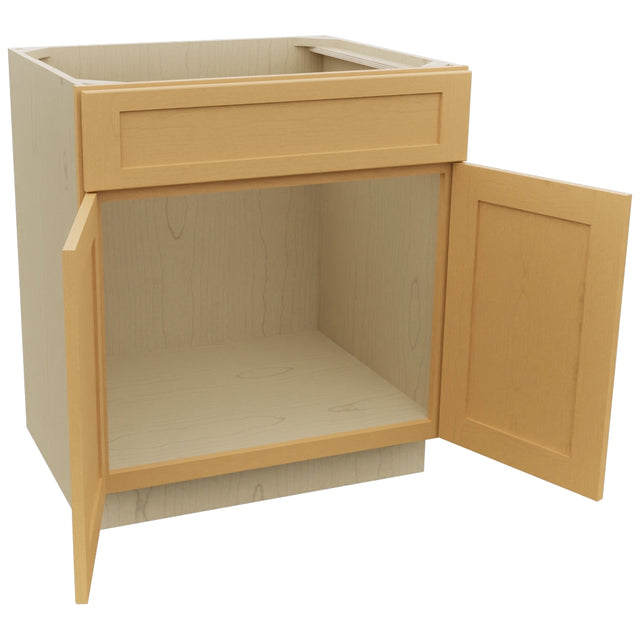 Fabuwood Galaxy Timber SB30 Base Sink Cabinet, Open View