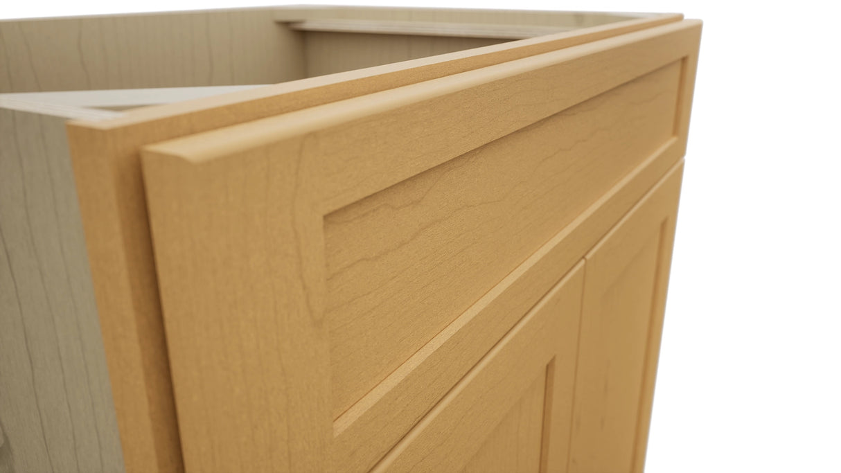 Fabuwood Galaxy Timber SB33SDF Base Sink Cabinet, Detail View