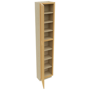 Fabuwood Galaxy Timber TP181296 Tall Pantry Cabinet, Open View