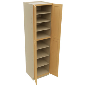 Fabuwood Galaxy Timber TP242493 Tall Pantry Cabinet, Open View