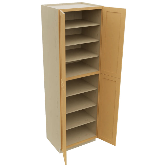 Fabuwood Galaxy Timber TP302496 Tall Pantry Cabinet, Open View