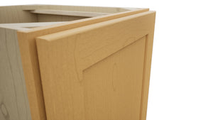 Fabuwood Galaxy Timber VB18FD Vanity Base Full Height Cabinet, Detail View