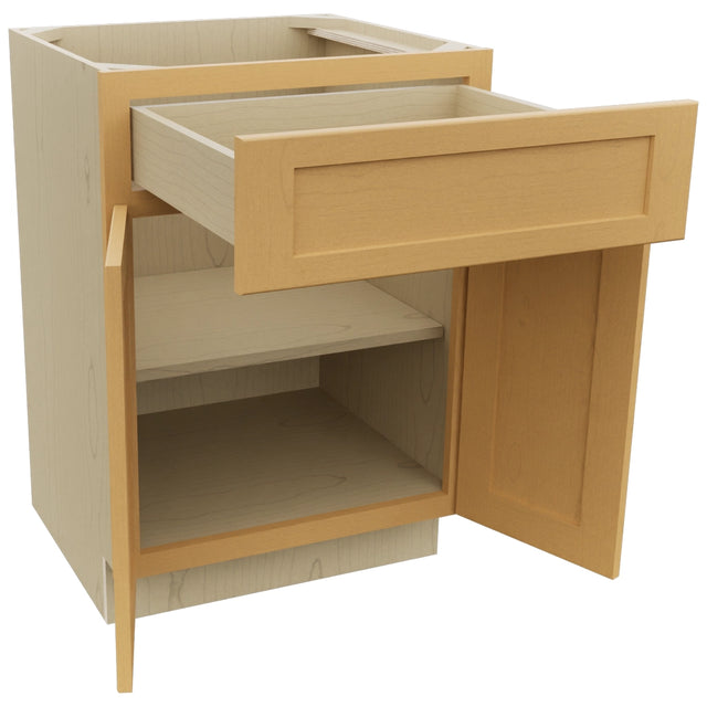 Fabuwood Galaxy Timber VB24-34 Vanity Base Standard Cabinet, Open View