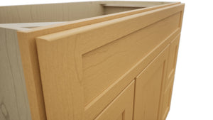 Fabuwood Galaxy Timber VSD30DL Vanity Combo Cabinet, Detail View