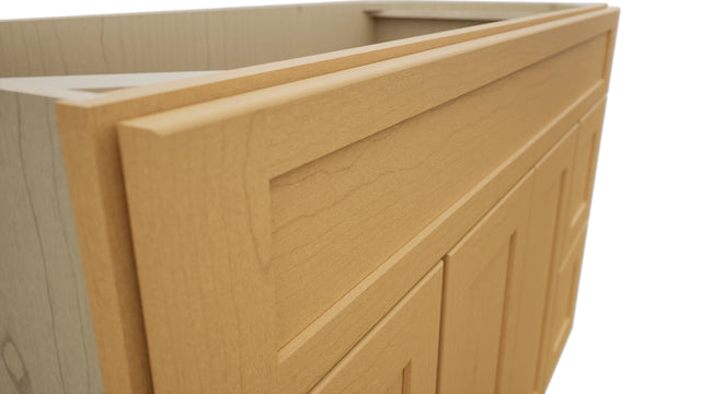 Fabuwood Galaxy Timber VSD30DR Vanity Combo Cabinet, Detail View