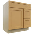 Fabuwood Galaxy Timber VSD36DR Vanity Combo Cabinet, Front View