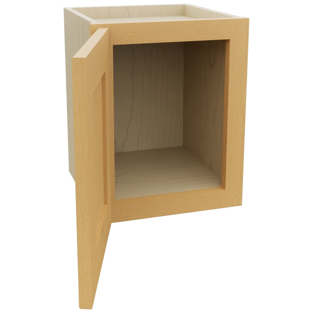 Fabuwood Galaxy Timber W1215 Wall Standard Cabinet, Open View