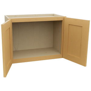 Fabuwood Galaxy Timber W2418 Wall Standard Cabinet, Open View