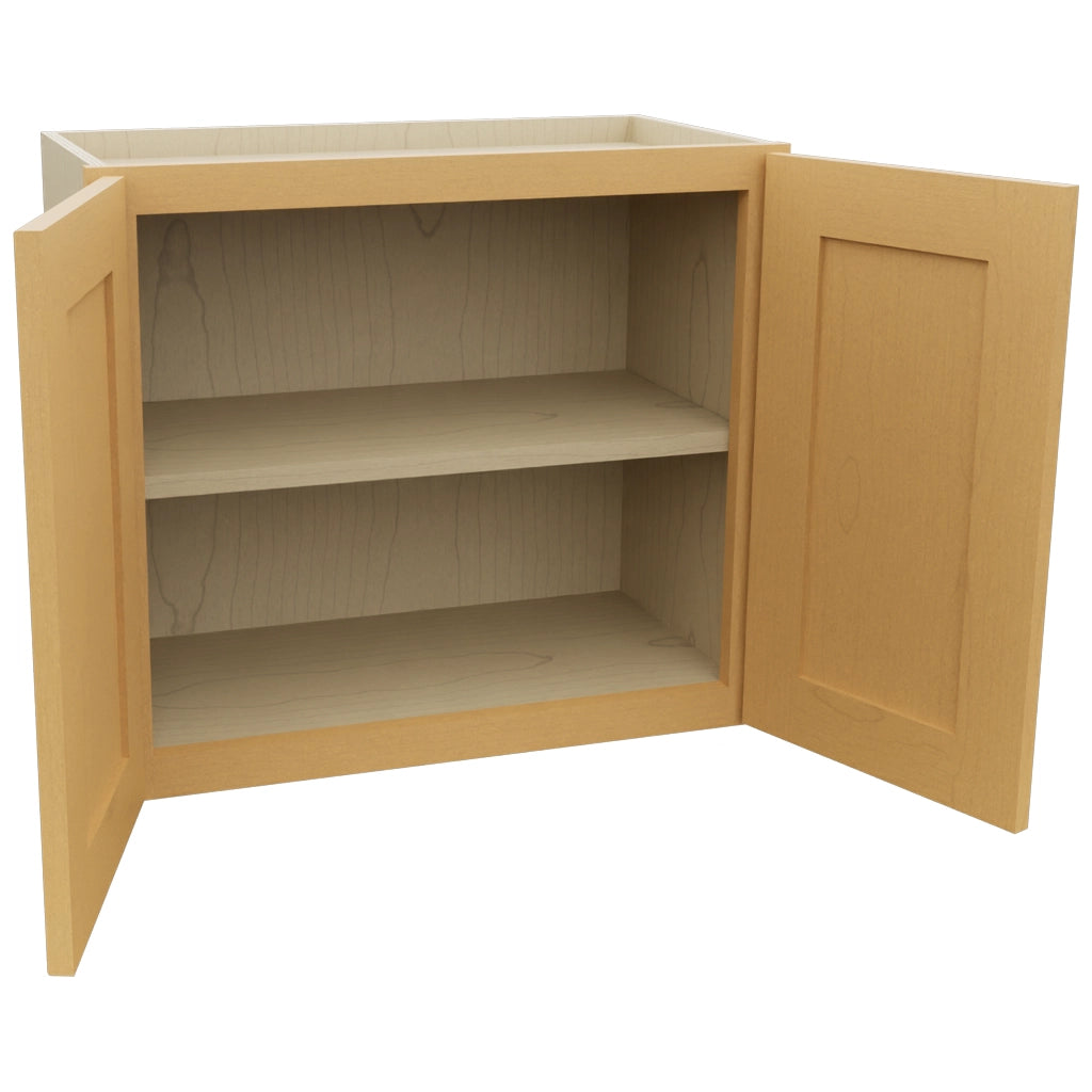 Fabuwood Galaxy Timber W2421 Wall Standard Cabinet, Open View