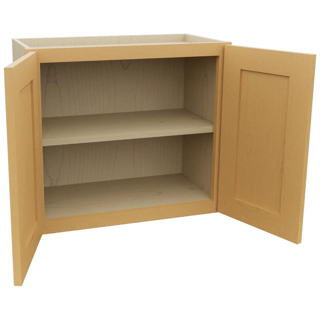Fabuwood Galaxy Timber W2421 Wall Standard Cabinet, Open View