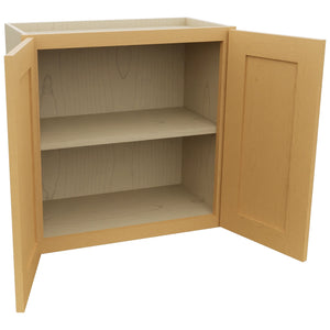 Fabuwood Galaxy Timber W2424 Wall Standard Cabinet, Open View
