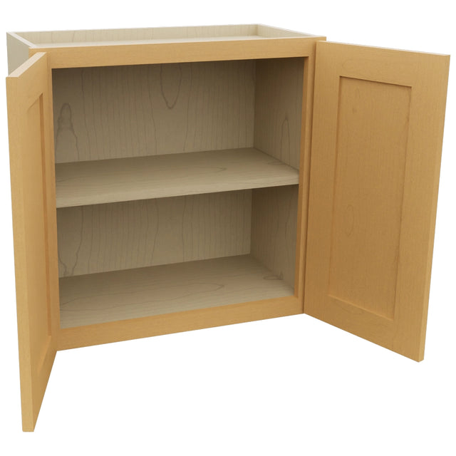 Fabuwood Galaxy Timber W2424 Wall Standard Cabinet, Open View