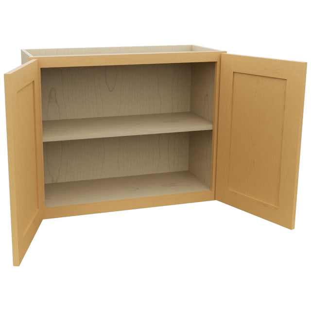 Fabuwood Galaxy Timber W3024 Wall Standard Cabinet, Open View
