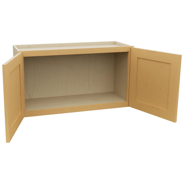 Fabuwood Galaxy Timber W3318 Wall Standard Cabinet, Open View