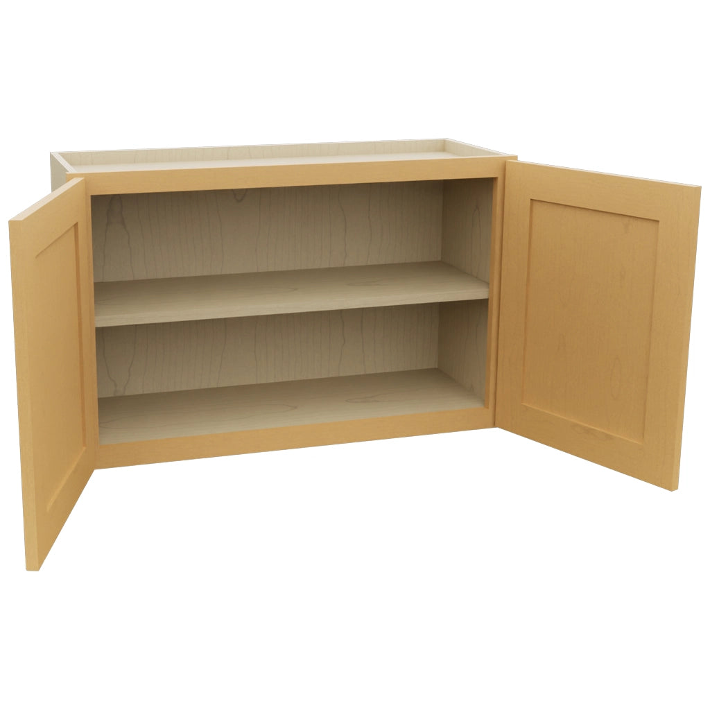 Fabuwood Galaxy Timber W3321 Wall Standard Cabinet, Open View
