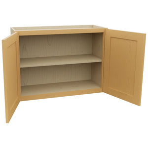 Fabuwood Galaxy Timber W3324 Wall Standard Cabinet, Open View