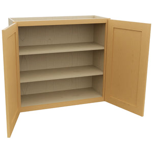 Fabuwood Galaxy Timber W3330 Wall Standard Cabinet, Open View