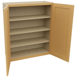 Fabuwood Galaxy Timber W3339 Wall Standard Cabinet, Open View
