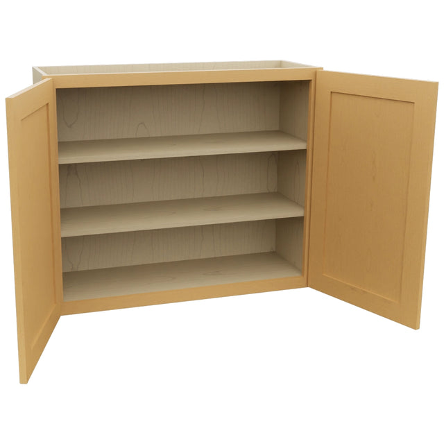 Fabuwood Galaxy Timber W3630 Wall Standard Cabinet, Open View