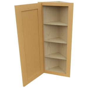 Fabuwood Galaxy Timber WAE1239 Wall Angle End Cabinet, Open View