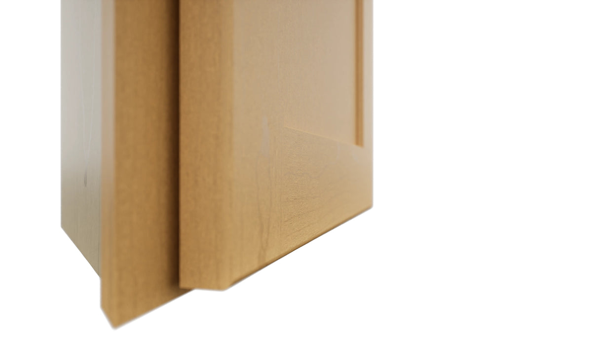 Fabuwood Galaxy Timber WAE1239 Wall Angle End Cabinet, Detail View