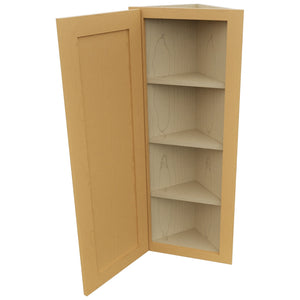 Fabuwood Galaxy Timber WAE1242 Wall Angle End Cabinet, Open View