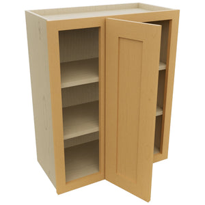 Fabuwood Galaxy Timber WBC2430 Wall Corner Blind Cabinet, Open View