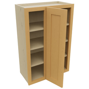 Fabuwood Galaxy Timber WBC2436 Wall Corner Blind Cabinet, Open View
