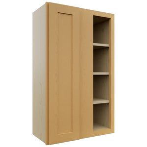 Fabuwood Galaxy Timber WBC2439 Wall Corner Blind Cabinet, Front View