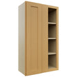 Fabuwood Galaxy Timber WBC2442 Wall Corner Blind Cabinet, Front View