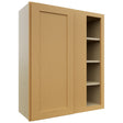 Fabuwood Galaxy Timber WBC3036 Wall Corner Blind Cabinet, Front View