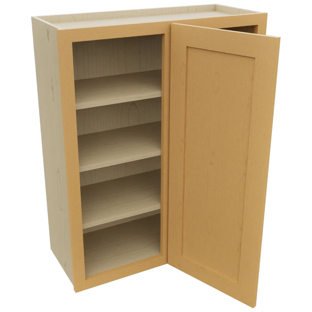 Fabuwood Galaxy Timber WBC3036 Wall Corner Blind Cabinet, Open View