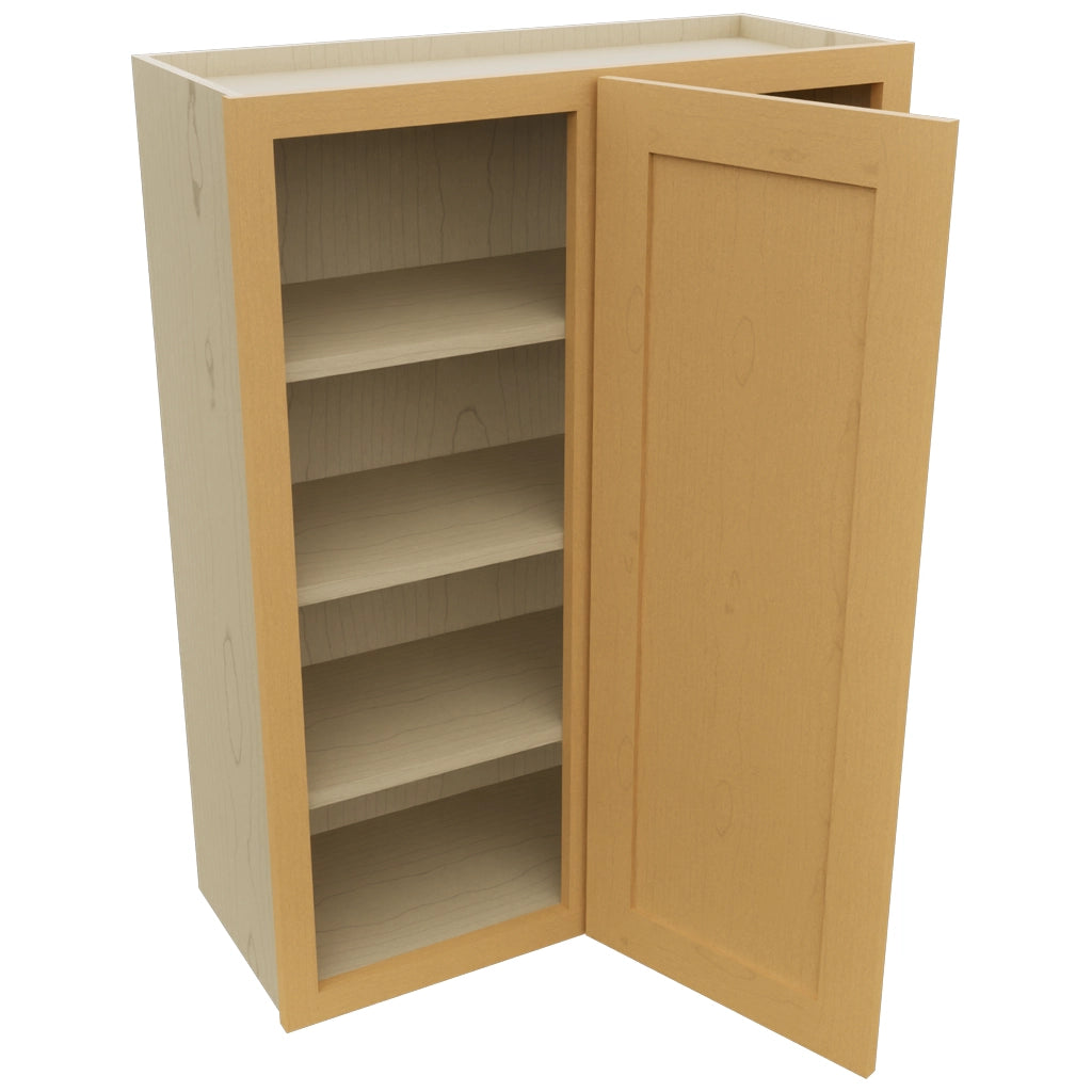 Fabuwood Galaxy Timber WBC3039 Wall Corner Blind Cabinet, Open View