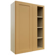 Fabuwood Galaxy Timber WBC3042 Wall Corner Blind Cabinet, Front View