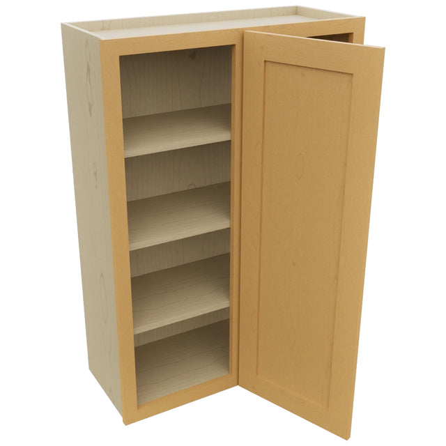 Fabuwood Galaxy Timber WBC3042 Wall Corner Blind Cabinet, Open View