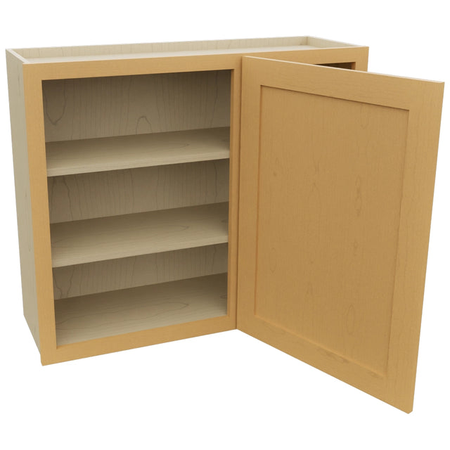 Fabuwood Galaxy Timber WBC3630 Wall Corner Blind Cabinet, Open View