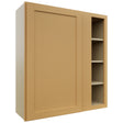 Fabuwood Galaxy Timber WBC3639 Wall Corner Blind Cabinet, Front View