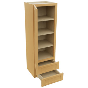 Fabuwood Galaxy Timber WD1854 Wall Drawer Cabinet, Open View