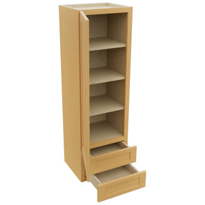 Fabuwood Galaxy Timber WD1857 Wall Drawer Cabinet, Open View