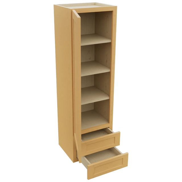 Fabuwood Galaxy Timber WD1860 Wall Drawer Cabinet, Open View