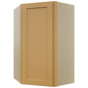 Fabuwood Galaxy Timber WDC2439 Wall Corner Diagonal Cabinet, Front View