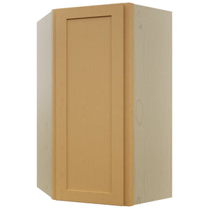 Fabuwood Galaxy Timber WDC2442 Wall Corner Diagonal Cabinet, Front View