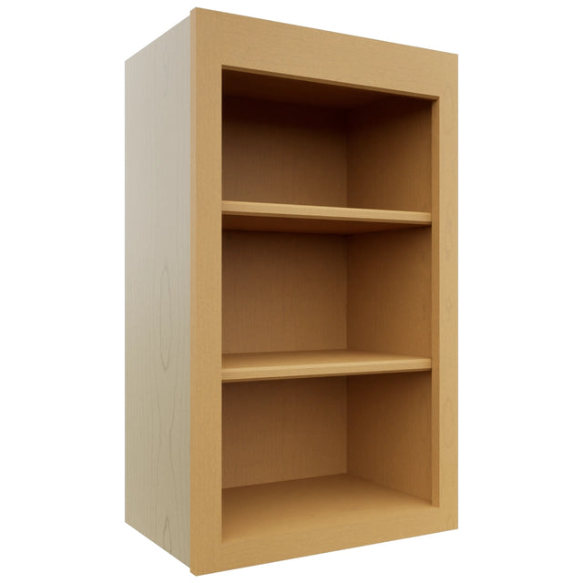 Fabuwood Galaxy Timber WOS1830 Wall Open Shelf, Front View