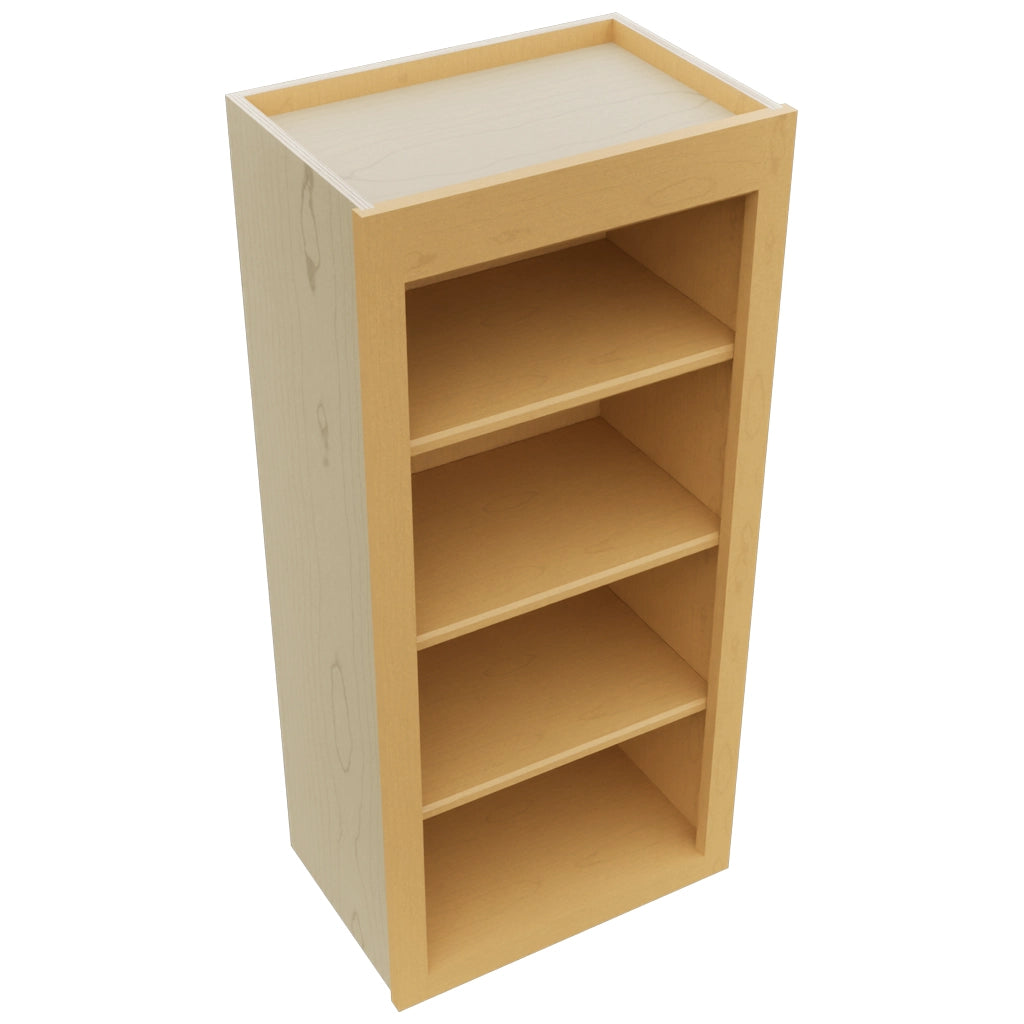 Fabuwood Galaxy Timber WOS1839 Wall Open Shelf, Top View