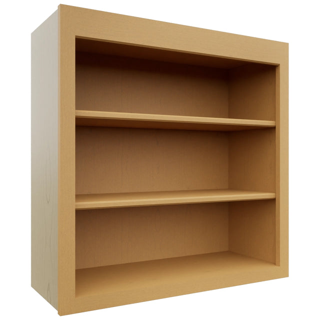Fabuwood Galaxy Timber WOS3030 Wall Open Shelf, Front View